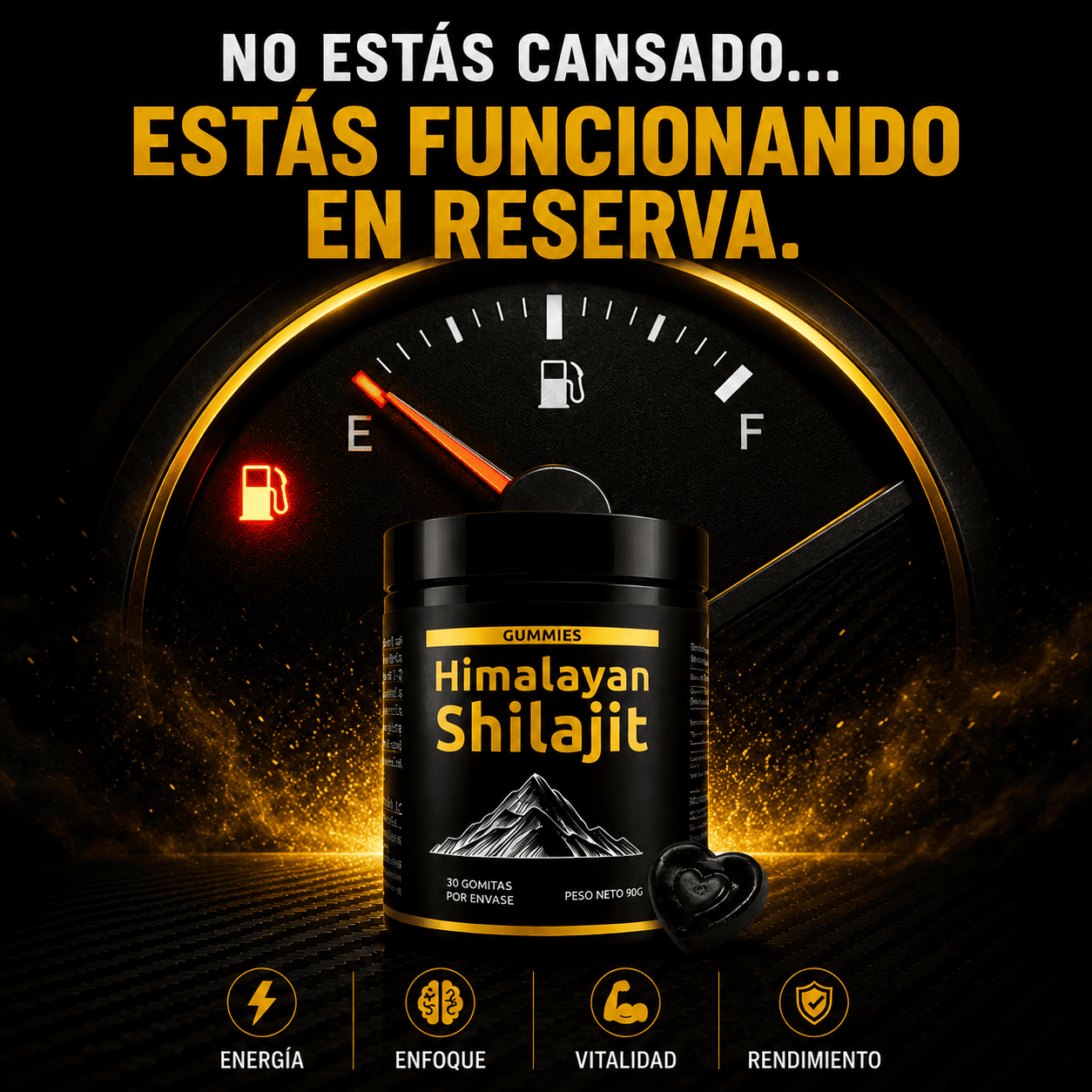 Shilajit Vital Gummies - Energía Ancestral en Cada Bocado - Envío gratis